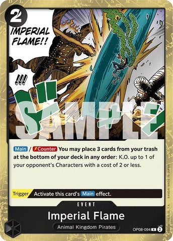 Imperial Flame - Foil (Two Legends)(OP08-094)(R)