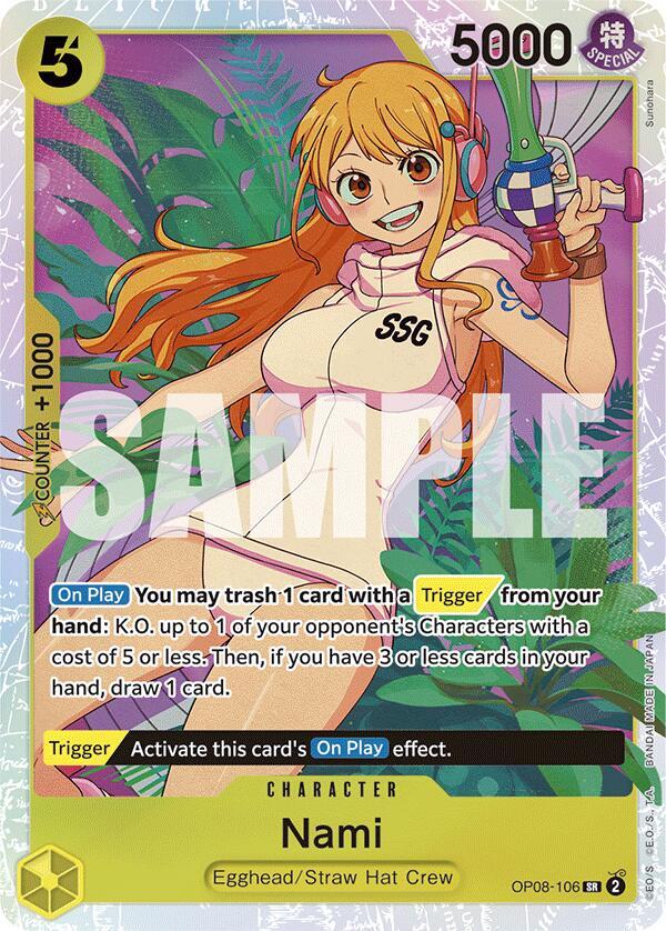 Nami - Foil (Two Legends)(OP08-106)(SR)