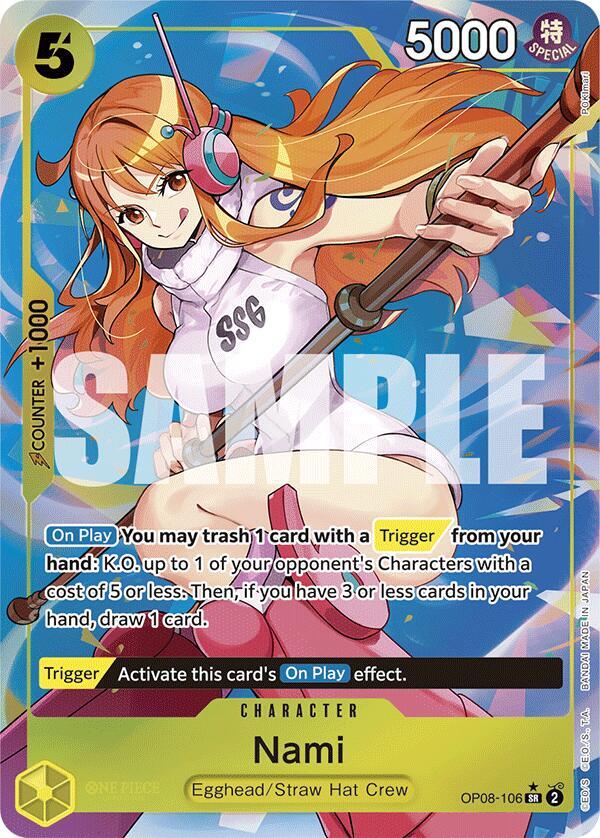 Nami - Parallel - Foil (Two Legends)(OP08-106)(SR)