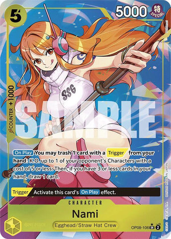 Nami - Parallel - Foil (Two Legends)(OP08-106)(SR)