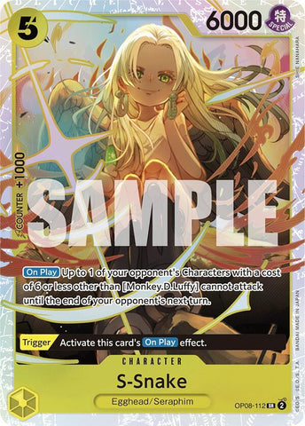 S-Snake - Foil (Two Legends)(OP08-112)(SR)