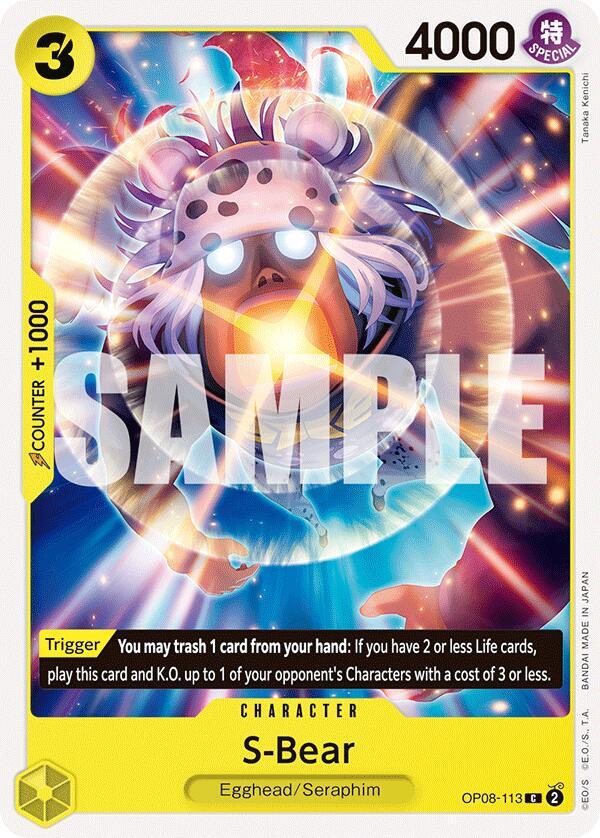 S-Bear (Two Legends)(OP08-113)(C)