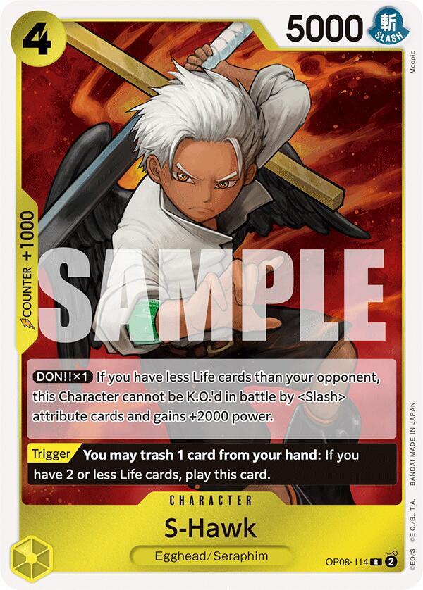 S-Hawk - Foil (Two Legends)(OP08-114)(R)