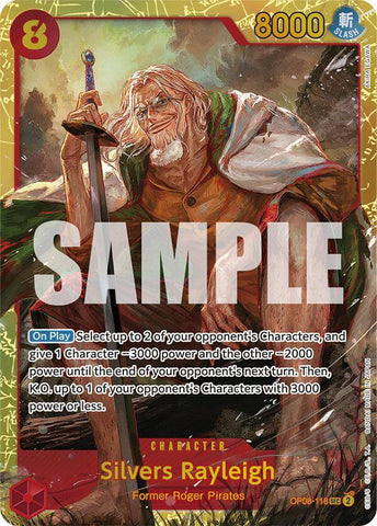 Silvers Rayleigh - Foil (Two Legends)(OP08-118)(SEC)