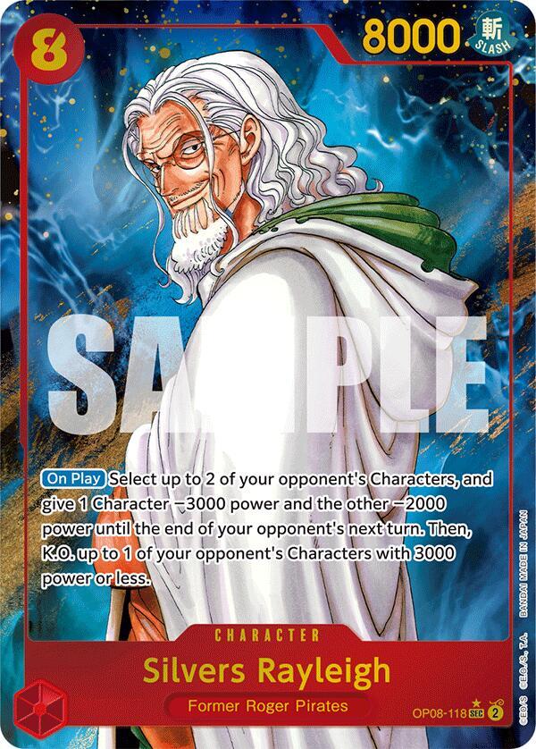 Silvers Rayleigh - Parallel - Foil (Two Legends)(OP08-118)(SEC)