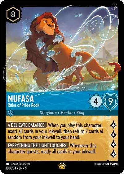 Mufasa - Ruler of Pride Rock (Shimmering Skies)(5-150/204)(L)