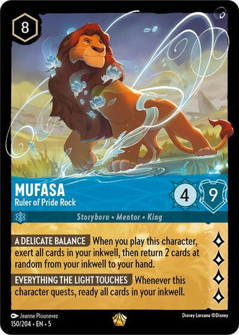 Mufasa - Ruler of Pride Rock (Shimmering Skies)(5-150/204)(L)