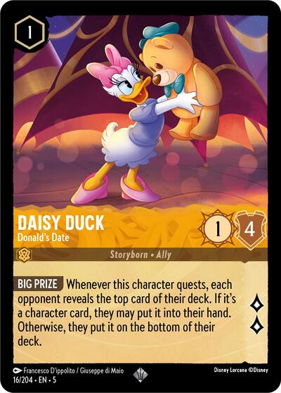 Daisy Duck - Donald's Date (Shimmering Skies)(5-016/204)(SR)