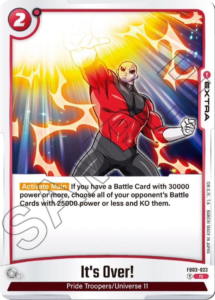 It's Over! [Foil] (FB03-023)(R)