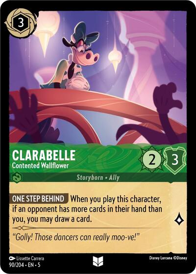 Clarabelle - Contented Wallflower (Shimmering Skies)(5-090/204)(U)