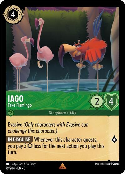 Iago - Fake Flamingo - Cold Foil (Shimmering Skies)(5-079/204)(R)