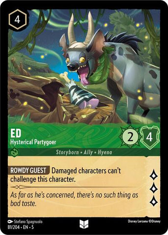 Ed - Hysterical Partygoer - Cold Foil (Shimmering Skies)(5-081/204)(U)