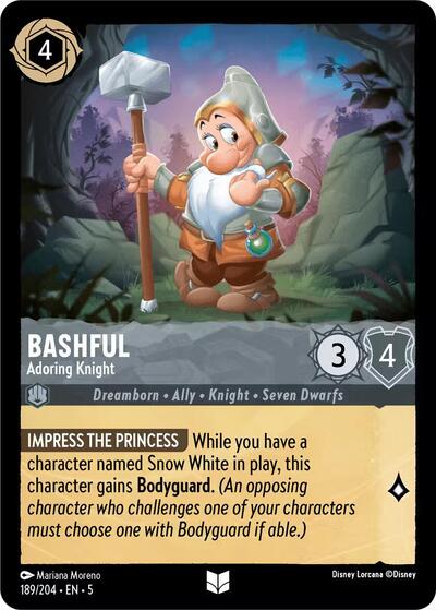 Bashful - Adoring Knight (Shimmering Skies)(5-189/204)(U)