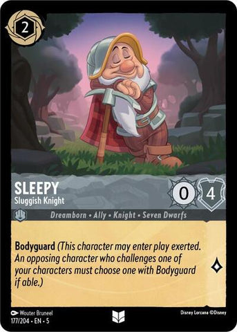 Sleepy - Sluggish Knight (Shimmering Skies)(5-177/204)(U)