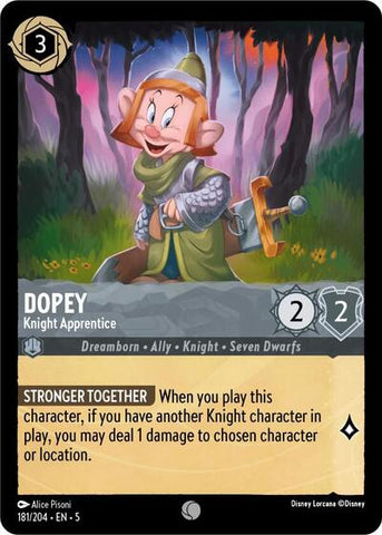 Dopey - Knight Apprentice (Shimmering Skies)(5-181/204)(C)