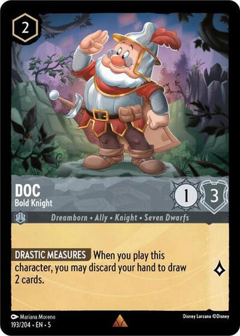 Doc - Bold Knight (Shimmering Skies)(5-193/204)(R)