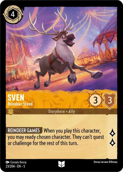 Sven - Reindeer Steed - Cold Foil (Shimmering Skies)(5-023/204)(U)