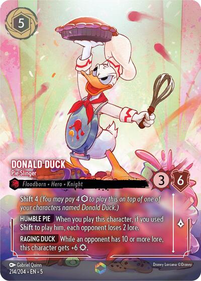 Donald Duck - Pie Slinger (Enchanted) - Holofoil (Shimmering Skies)(5-214/204)(E)