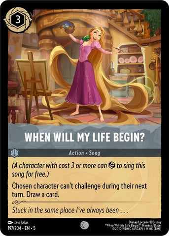 When Will My Life Begin? (Shimmering Skies)(5-197/204)(C)