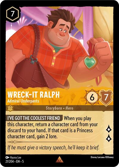Wreck-It Ralph - Admiral Underpants (Shimmering Skies)(5-021/204)(R)