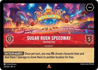 Sugar Rush Speedway - Starting Line - Cold Foil (Shimmering Skies)(5-135/204)(R)