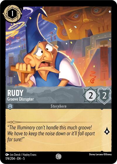 Rudy - Groove Disrupter - Cold Foil (Shimmering Skies)(5-174/204)(C)