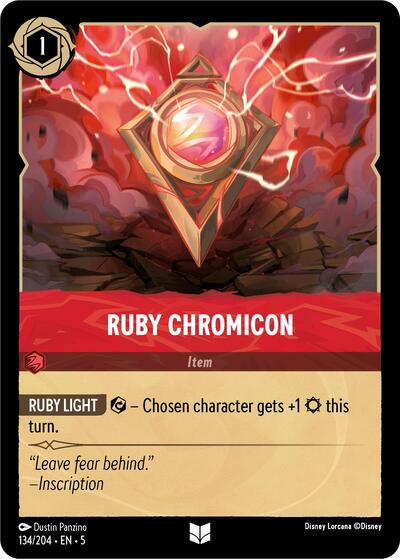 Ruby Chromicon - Cold Foil (Shimmering Skies)(5-134/204)(U)