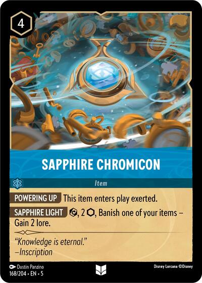 Sapphire Chromicon - Cold Foil (Shimmering Skies)(5-168/204)(U)