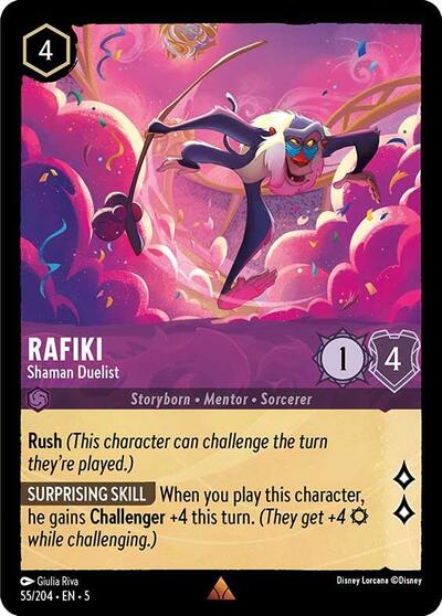 Rafiki - Shaman Duelist (Shimmering Skies)(5-055/204)(R)