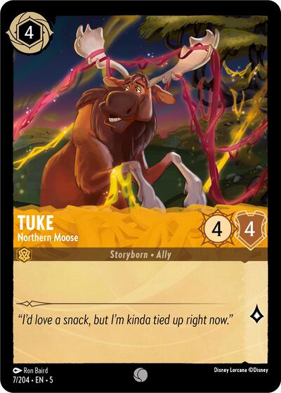 Tuke - Northern Moose - Cold Foil (Shimmering Skies)(5-007/204)(C)