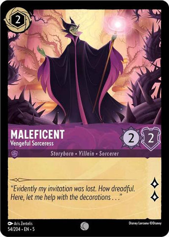 Maleficent - Vengeful Sorceress (Shimmering Skies)(5-054/204)(C)