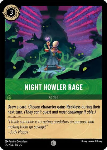 Night Howler Rage (Shimmering Skies)(5-095/204)(C)