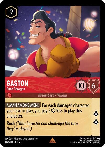 Gaston - Pure Paragon - Cold Foil (Shimmering Skies)(5-119/204)(R)