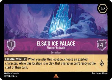 Elsa's Ice Palace - Place of Solitude - Cold Foil (Shimmering Skies)(5-067/204)(R)