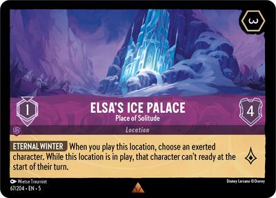 Elsa's Ice Palace - Place of Solitude (Shimmering Skies)(5-067/204)(R)