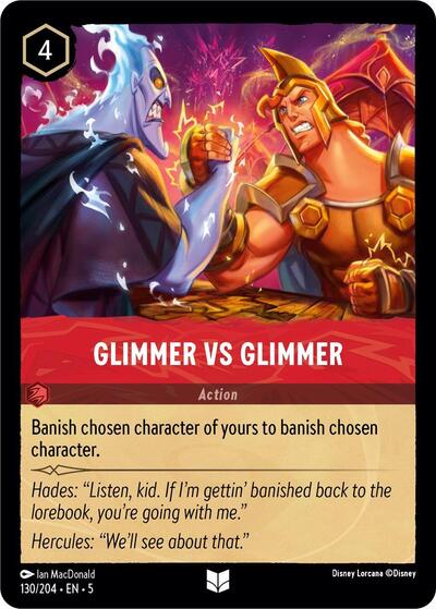 Glimmer vs Glimmer - Cold Foil (Shimmering Skies)(5-130/204)(U)