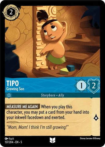 Tipo - Growing Son (Shimmering Skies)(5-157/204)(U)