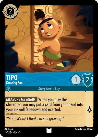 Tipo - Growing Son - Cold Foil (Shimmering Skies)(5-157/204)(U)
