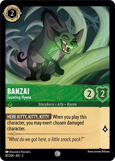 Banzai - Taunting Hyena (Shimmering Skies)(5-087/204)(C)