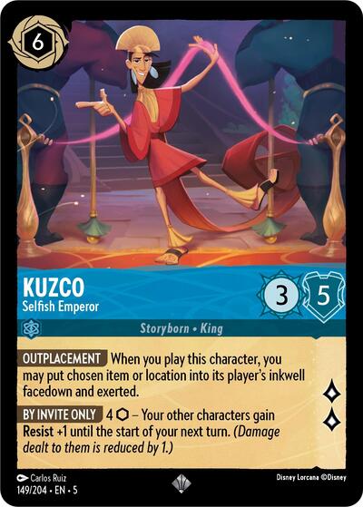 Kuzco - Selfish Emperor - Cold Foil (Shimmering Skies)(5-149/204)(SR)