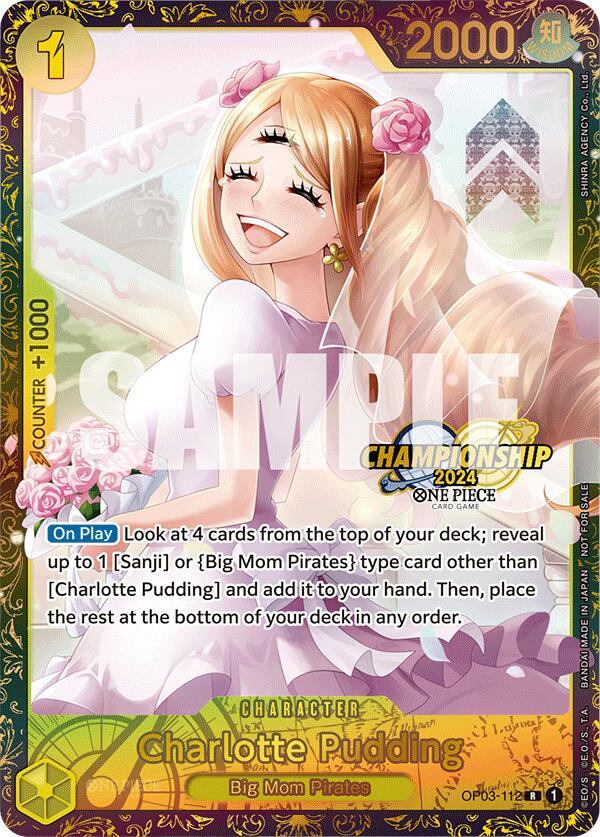 Charlotte Pudding [Championship 2024] [Foil] (One Piece Promotion Cards)(OP03-112)(R)