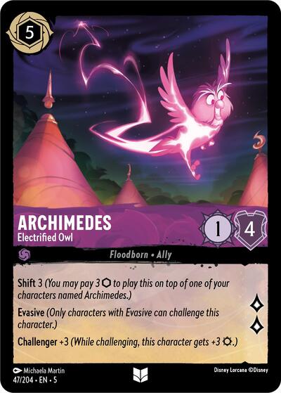 Archimedes - Electrified Owl (Shimmering Skies)(5-047/204)(U)