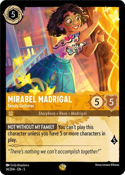 Mirabel Madrigal - Family Gatherer - Cold Foil (Shimmering Skies)(5-014/204)(L)