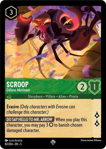 Scroop - Odious Mutineer - Cold Foil (Shimmering Skies)(5-082/204)(SR)