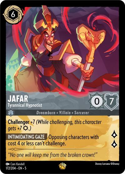 Jafar - Tyrannical Hypnotist (Shimmering Skies)(5-172/204)(L)
