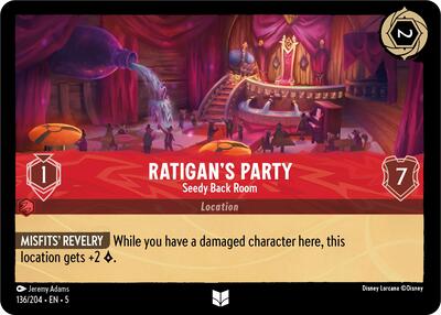Ratigan's Party - Seedy Back Room (Shimmering Skies)(5-136/204)(U)
