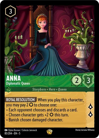 Anna - Diplomatic Queen - Cold Foil (Shimmering Skies)(5-085/204)(L)