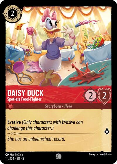 Daisy Duck - Spotless Food-Fighter (Shimmering Skies)(5-111/204)(C)