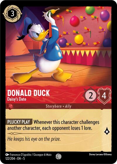 Donald Duck - Daisy's Date - Cold Foil (Shimmering Skies)(5-122/204)(C)
