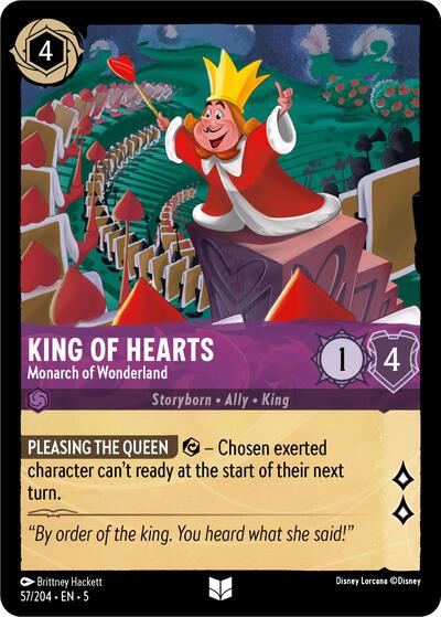 King of Hearts - Monarch of Wonderland (Shimmering Skies)(5-057/204)(U)